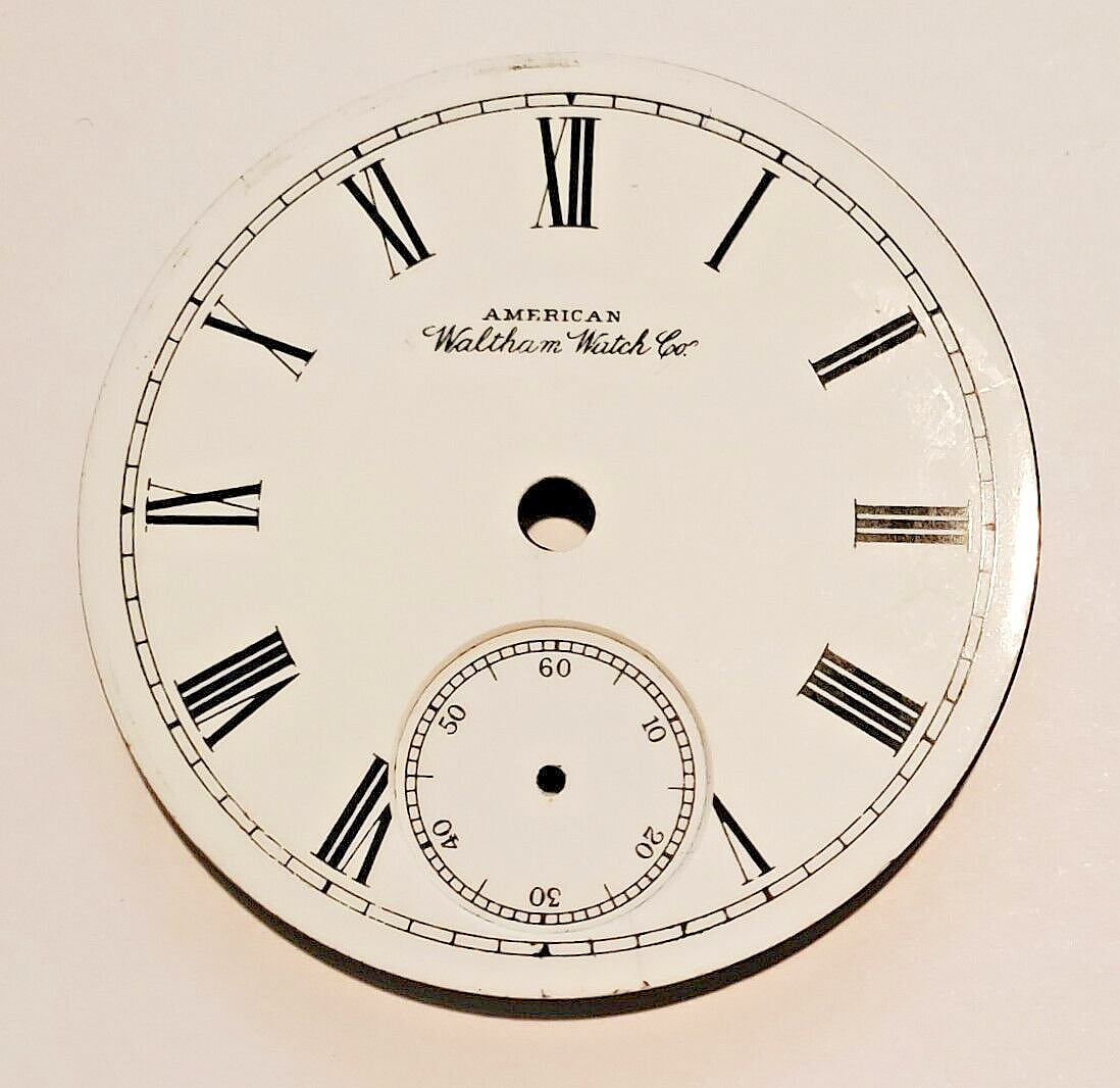 wA54 Vintage LOT OF 6 POCKETWATCH DIALS 16 18size w/ Feet Locations