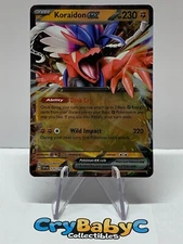 Pokemon Koraidon ex 125/198 Base Set Scarlet & Violet Double Rare