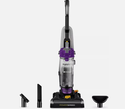 Eureka Powerspeed Bagless Upright Vacuum Cleaner, Lite, Purple