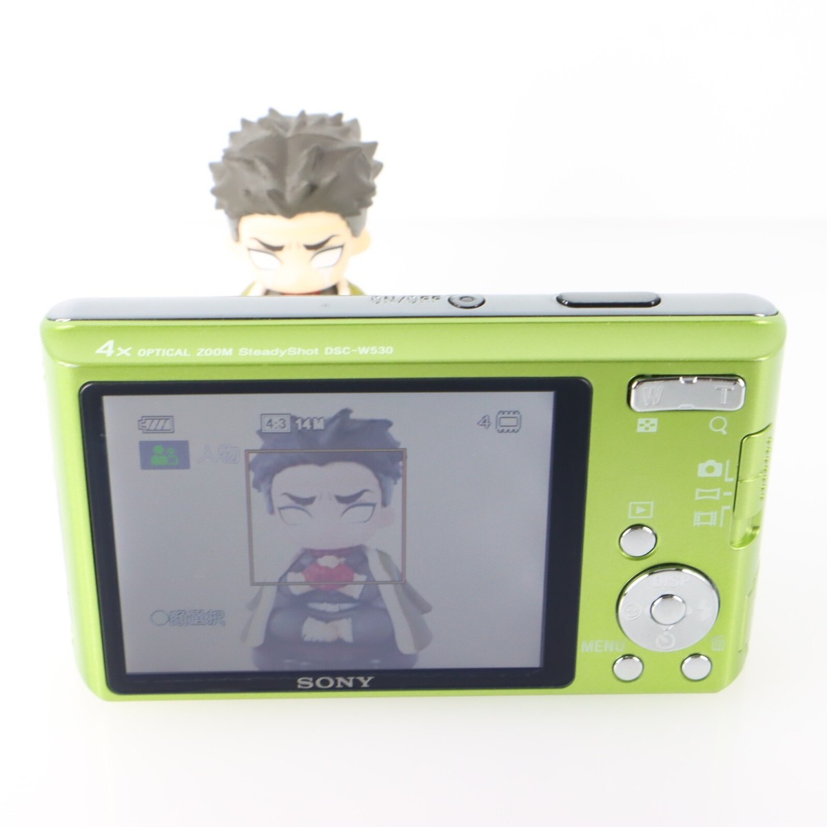 Mint] SONY Digital Camera Green DSC-W530 Cyber Shot 4x