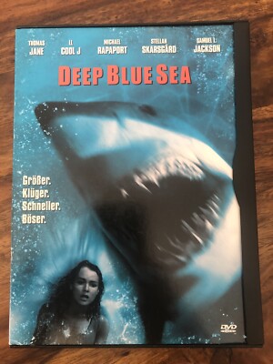 Deep Blue Sea DVD Snapper Case mit LL Cool J, Samuel L. Jackson FSK 16
