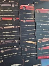 EXOTIC DREAMS YOU PICK 1992 All Sports Marketing Inc. Automobile Trading Cards