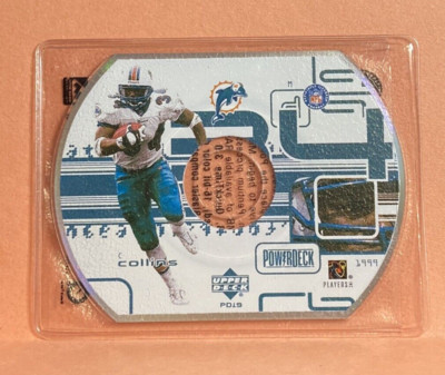 1999 Upper Deck Power Deck CECIL COLLINS CD-ROM Disc #PD19 Dolphins
