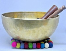 12 inch-large Tibetan bowls for healing meditation singing bowls - Yoga Therapy