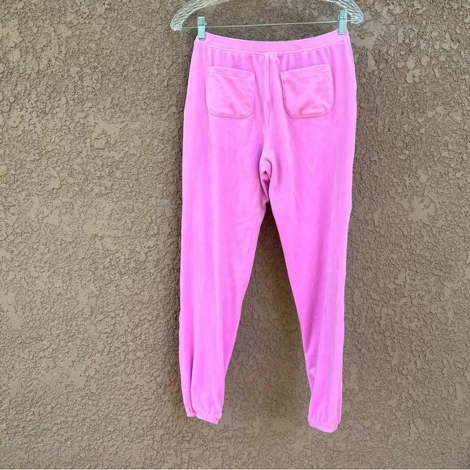 Pantalones deportivos Lilly Pulitzer terciopelo rosa jóvenes niñas talla XL (10-12) Foto 2 de 4