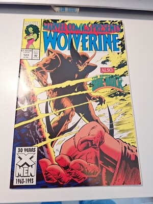 US MARVEL Marvel Comics Presents (1988) #123 FLIPCOVER WOLVERINE SHE-HULK