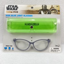 Star Wars The Mandalorian Kids Blue Light PROTECTION Glasses With Storage Case