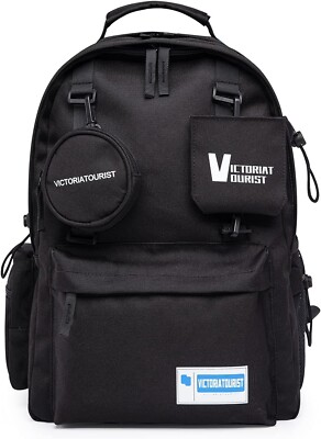 Victoriatourist Unisex Black Water Resistant Laptop College Travel