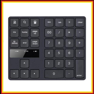 2.4G Wireless Mini Digital Keyboard 35 Keys Rechargeable Laptop Numeric Keypad