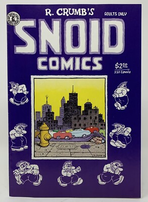 Snoid Comics R. Crumb 1989 Third Printing + More Two Magazine Clippings Ephemera