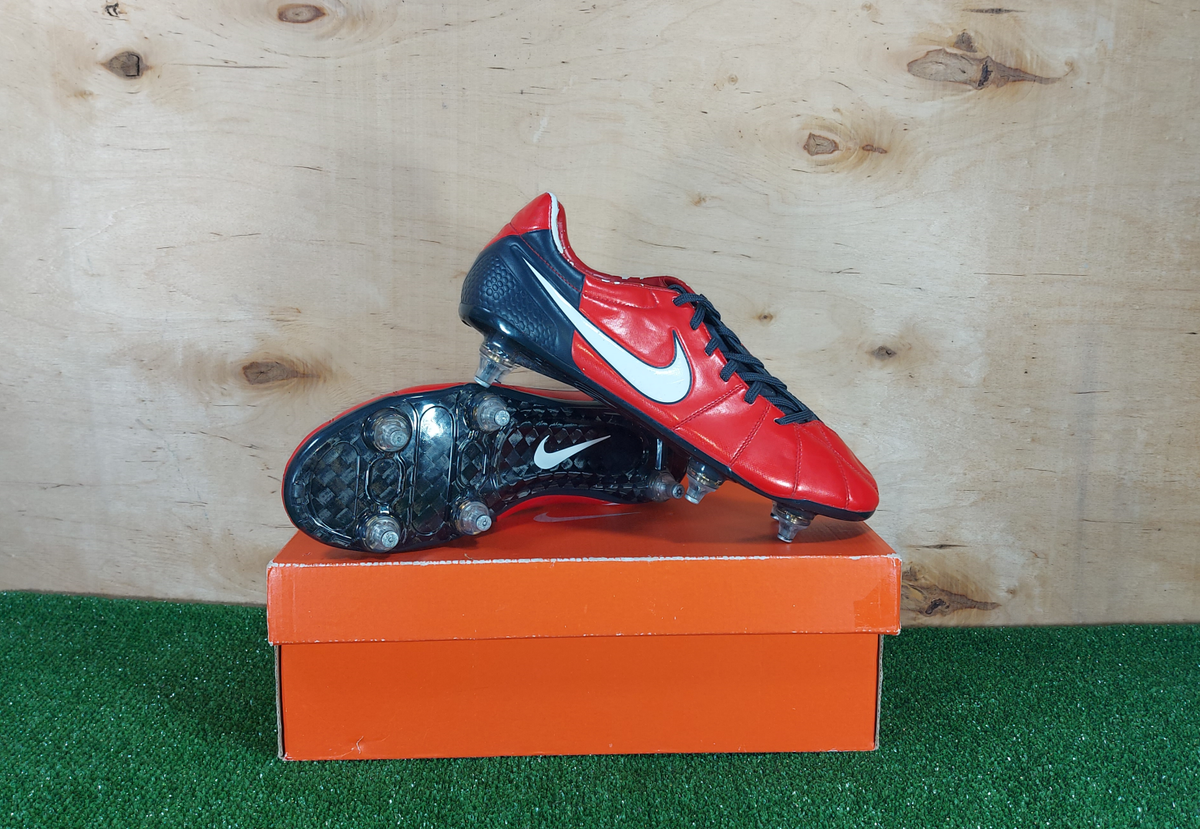 Nike Total 90 Lazer SG Elit Red boots Cleats mens Football/Soccers