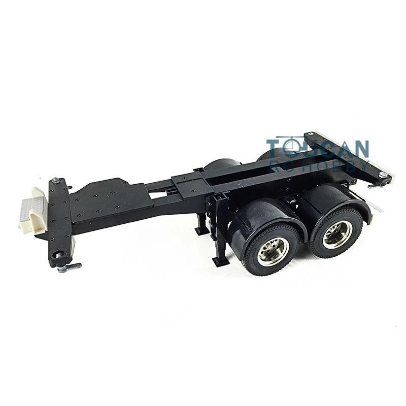 TOUCAN 1/14 20ft Chassis 2Axle for 1/14 DIY TAMIYA RC Tractor Truck Trailer  - Image 2 of 4