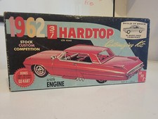 Vintage Rare Circa 63 Amt 1962 Pontiac Tempest 2dr Hardtop Model Car Box