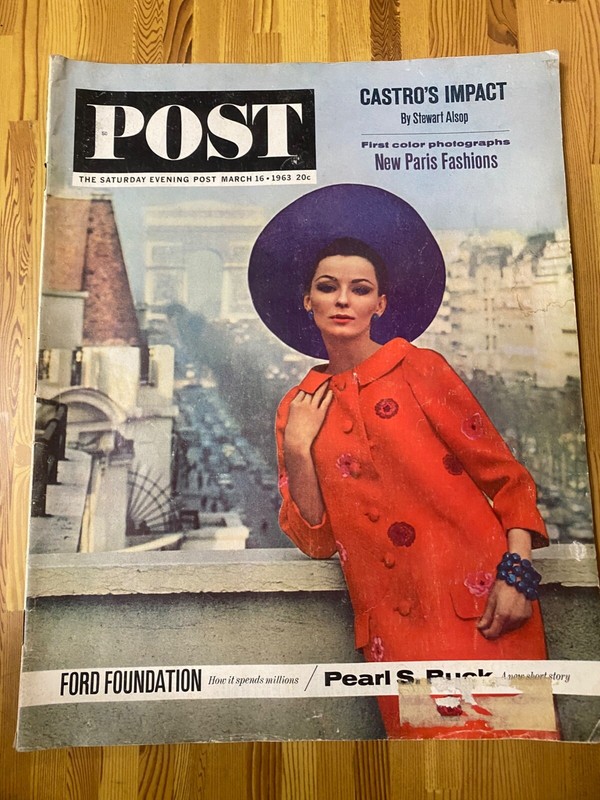 Vintage Saturday Evening Post March 1963