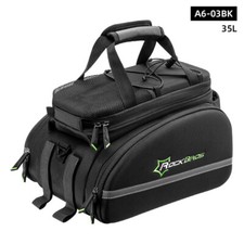 ROCKBROS Bike Rack Bag Trunk Waterproof Bicycle Rear Seat Cargo Pannier Handbag