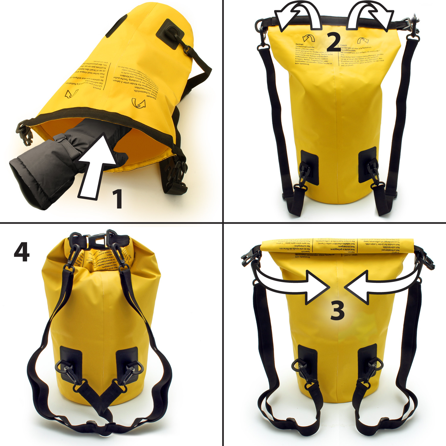 KYG Dry Bag Wasserdichte Tasche – Mit Handyhülle, 5L/10L/20L Für Outdoor & Wassersport