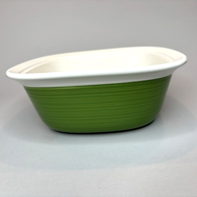 Corning Ware ETCH Grass Green qt Square Medium Baking