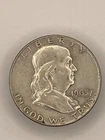 1963-D Franklin Half Dollar 90% Silver Denver Mint Circulated Ungraded Coin