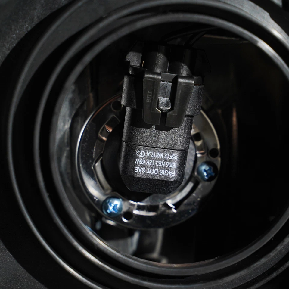 Upgrade Headlights For 2023-2024 Ford F-250 350 Super Duty Halogen Black Pair Foto 4 de 4