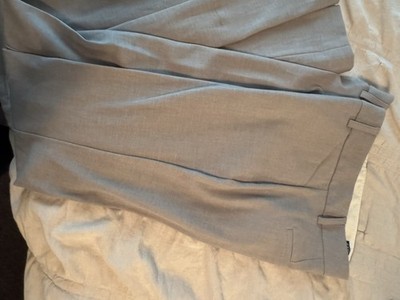 Express Women s Gray Solid Tall Dress Pants Slacks Work Trousers Pants