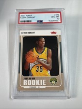 2007-08 Fleer - 2007-08 NBA Rookie Kevin Durant #212 (RC) Sonics PSA 10