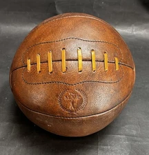 Brown Leather 11 Lb Medicine Ball by The M.V.P.