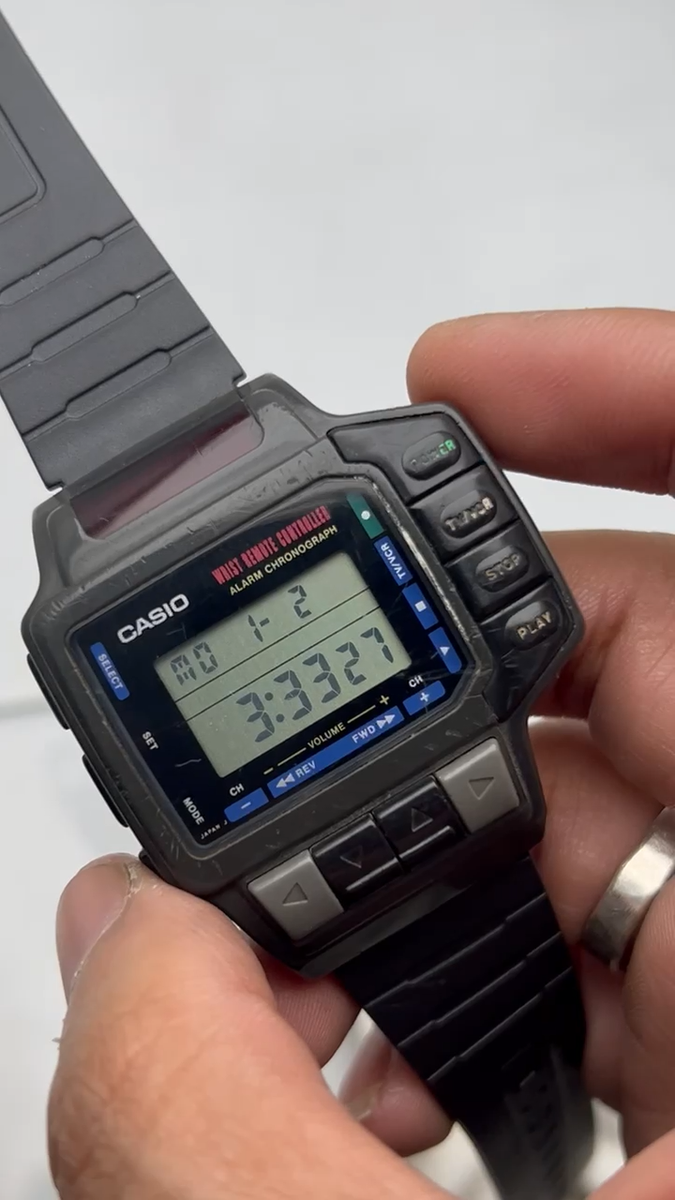 Vintage Casio Cmd-10 Remote Controller 1028 Watch TV RARE Japan