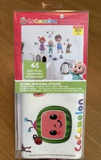Cocomelon Peel and Stick Wall Decals - 48 Removeable Decals by Roommates - NEW!