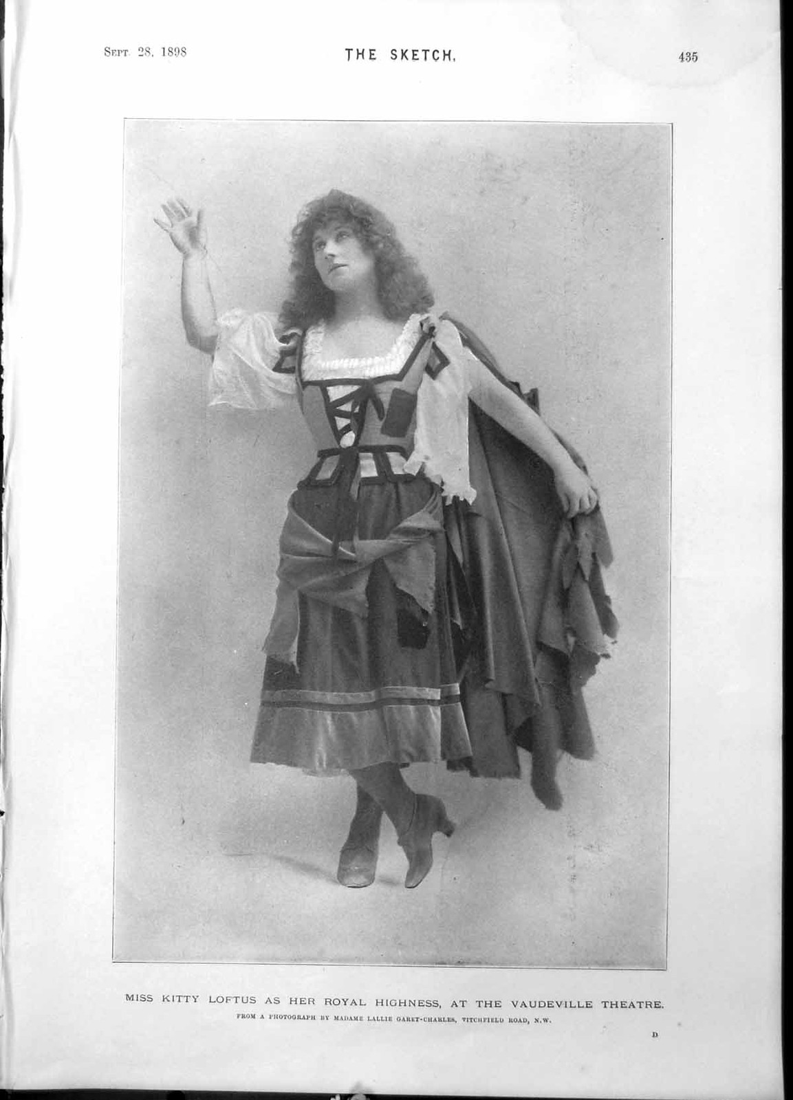 Old Kitty Loftus Royal Highness Mrs Patrick Campbell Lady Macbeth 189 Victorian