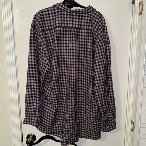Barbour Shirt Mens 2XL XXL Flannel Tailored Fit Button Down Heavy - Picture 5 of 5