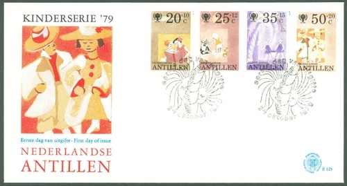 Colonies E79 Netherlands Antilles 1979 FDC 4v International Year oh Child