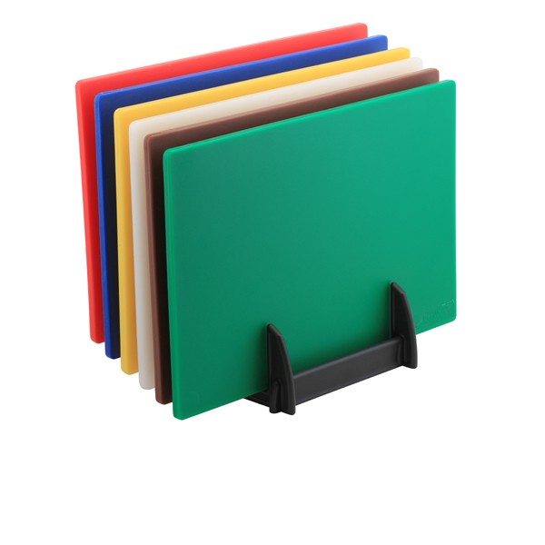 GenWare Chopping Board & Rack Set Plastic-Low Density Polyethylene 18x12x0.5""