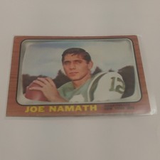 Topps 1966 Topps Joe Namath New York Jets #96 Football Trading Card Base Set