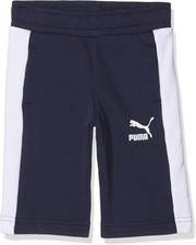 PUMA Kids' Classic Bermuda Shorts, Peacoat, 128