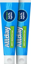 Allday Dry Mouth Gel - Maximum Strength Xylitol, Fast Acting (2 Tubes)