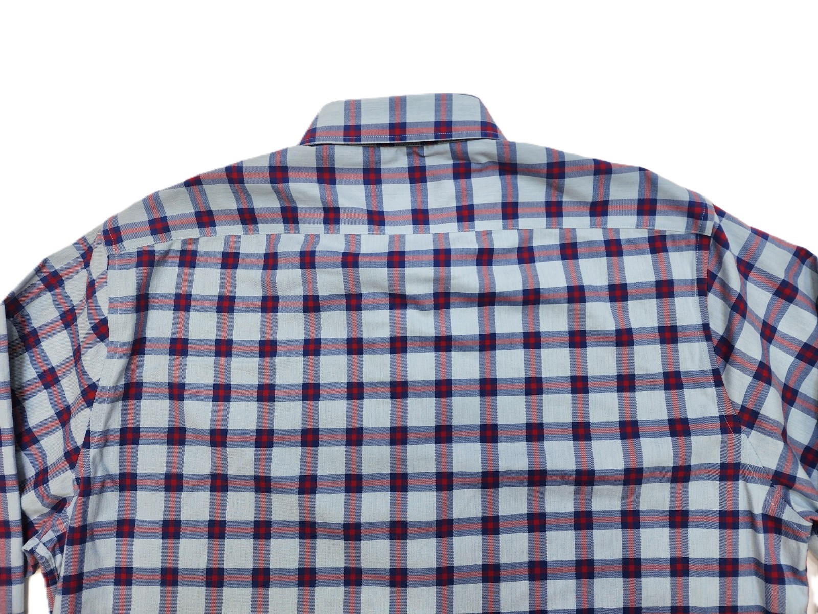 Twillory Untuckable Button Down Gingham Shirt Blu… - image 10