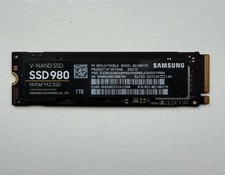Samsung SSD 980 1TB NVMe M.2 SSD PCIe 3.0 MZ-V8V1T0 98% Health Tested