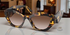PRADA PR 07YS VAU6S1 Honey Havana Brown Gradient 53 mm Women's Sunglasses
