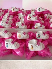 bomboniera Nascita Compleanno Bimba Principesse Disney Scarpine Scarpetta 