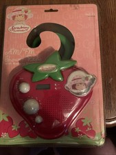 strawberry shortcake/am/ fm Radio with clock