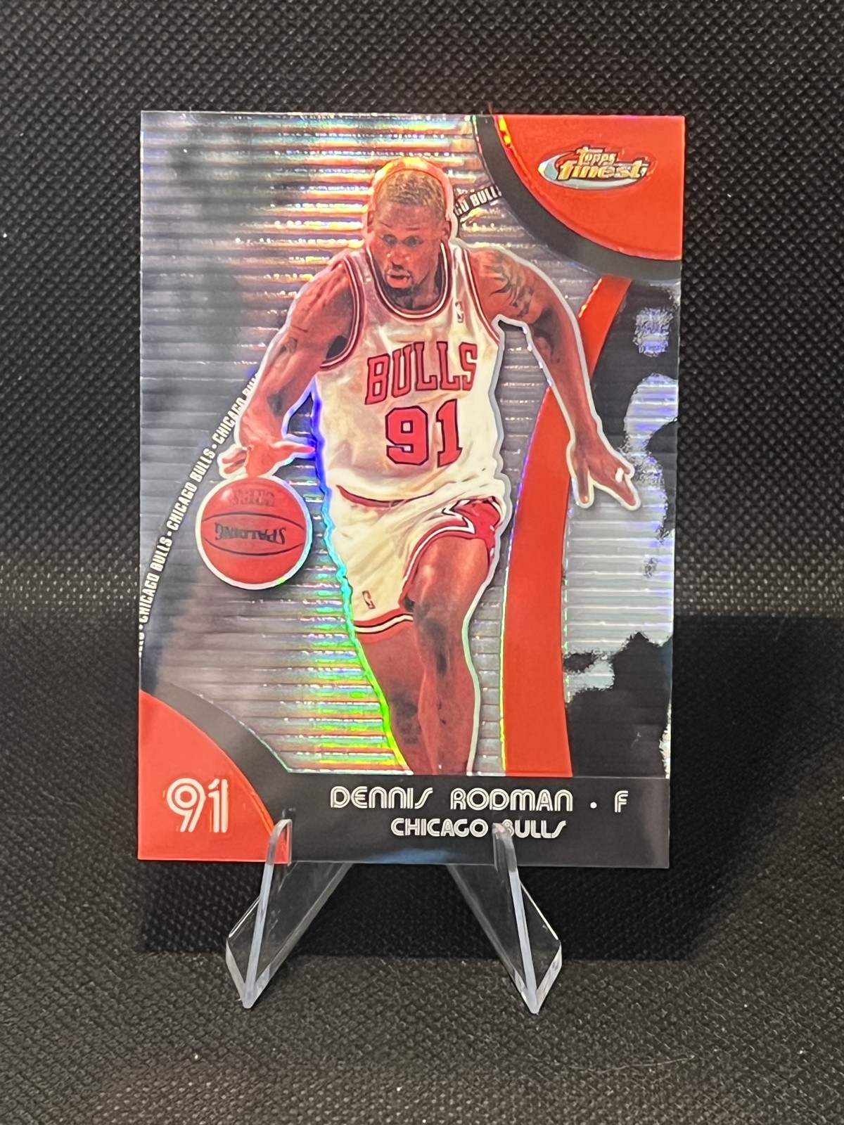 2007-08 Topps Finest - Dennis Rodman #49 Refractor