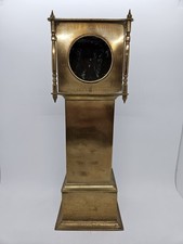 Antique Large Brass Pocket Watch Holder Stand 13" Tall