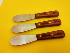 Dexter USA Set (3) Sandwich Spreader Stiff Stainless Wood Handles FactorySecond
