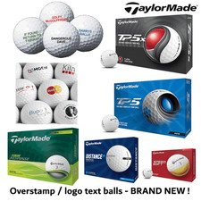 TAYLORMADE GOLF BALLS TP5 TP5x TOUR RESPONSE DISTANCE + * OVERSTAMP LOGOS * NEW