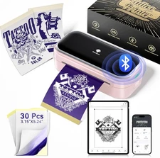 Phomemo TP31 Tattoo Stencil Printer Mini Tattoo Printer Bluetooth Tattoo Machine
