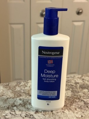 Neutrogena 48H Deep Moisture Fast Absorbing Body Lotion for Dry Skin 400ml New