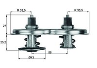 Mahle TX 33 75D Thermostat, KüHlmittel
