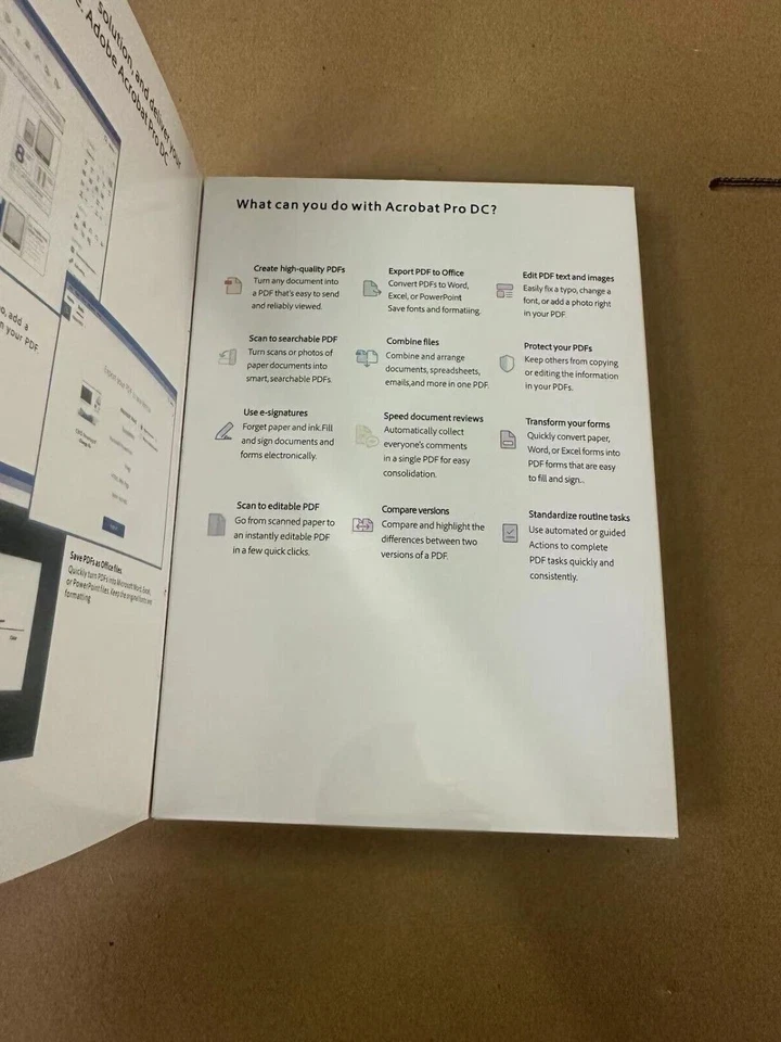 Adobe Acrobat Pro Full Version DVD/Windows - Permanent License For 2 PCs - New - Image 3 of 4