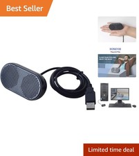 Lightweight USB Powered Stereo Speaker for Music  Games - Portable  Black