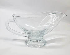 Set of 2 The Cellar Clear Glass Sauce Boats 10 oz 296 mL Gravy & Dressing